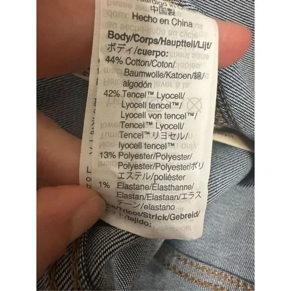 Madewell size 36 Maternity Skinny Jean Danny Wash Full Belly Cover Jeggings New - Picture 10 of 11